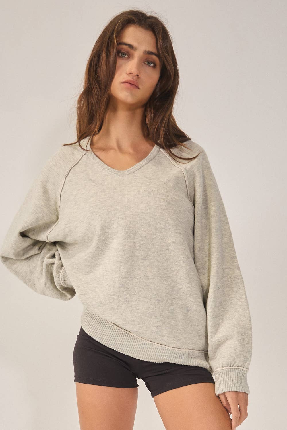 IT2398 V-Neckline Drop-Shoulder Solid Soft - Adult & Kids T-Shirts, Sweatshirts & Hoodies apparel design preview 1