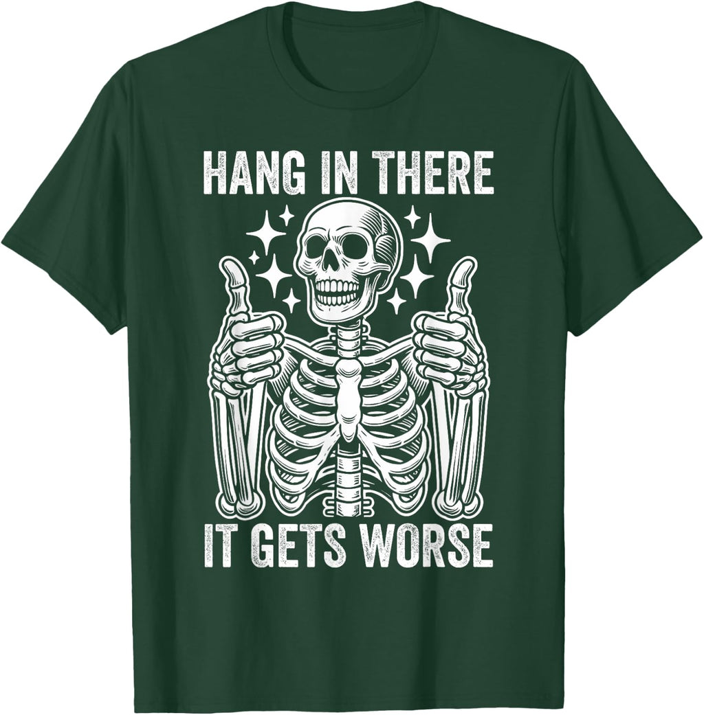 Dark Humor Lovers Sarcastic Skeleton Designs - Adult & Kids T-Shirts, Sweatshirts & Hoodies apparel design preview 1