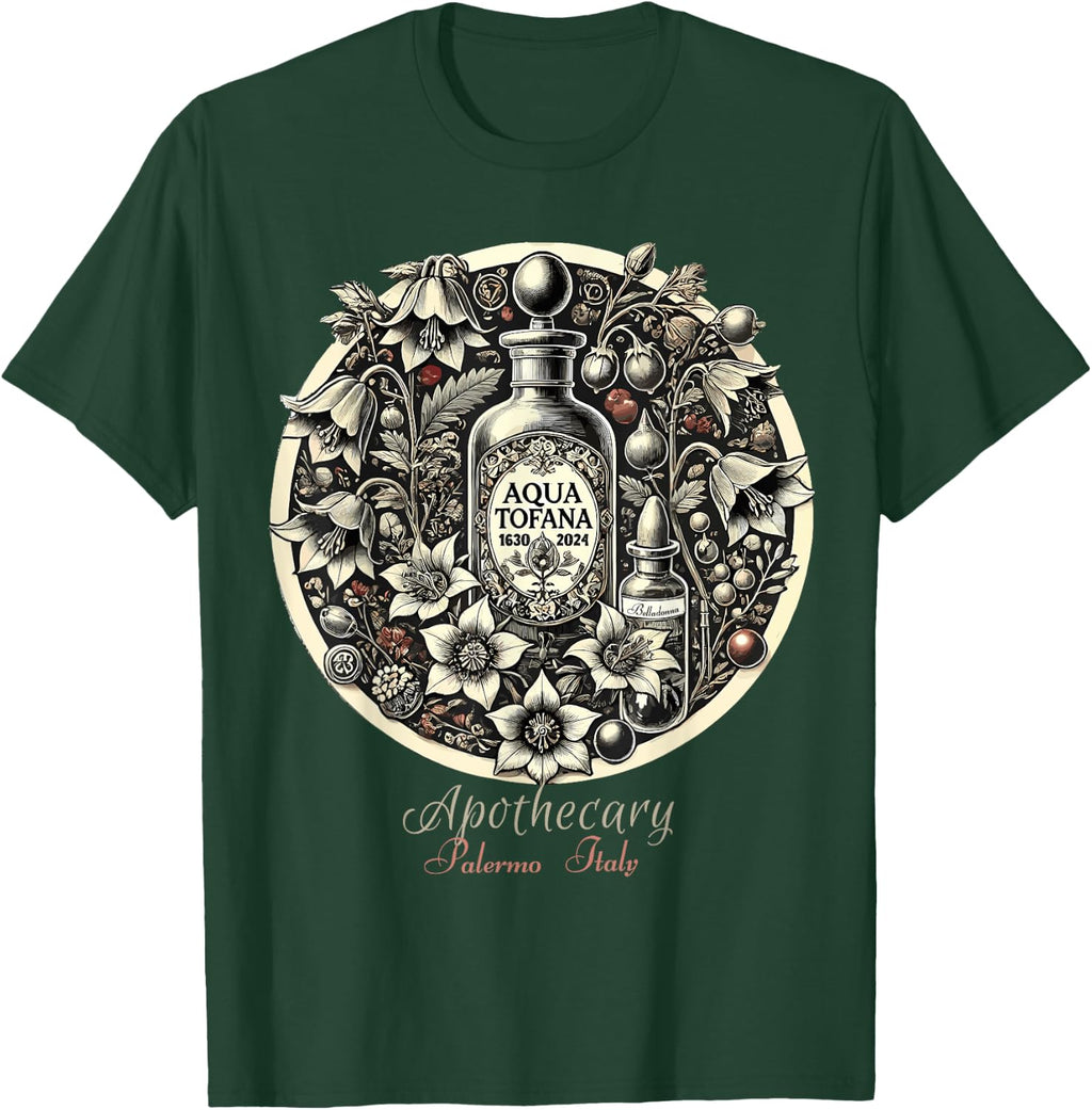 Aqua Tofana Dark Humor Botanic Beauty Costume - Adult & Kids T-Shirts, Sweatshirts & Hoodies apparel design preview 1