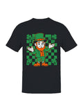 St. Patrick's Day Lucky Checkerboard Men's - Adult & Kids T-Shirts, Sweatshirts & Hoodies apparel design preview 1