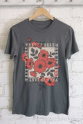 Take Easy Vintage Flower Graphic - Adult & Kids T-Shirts, Sweatshirts & Hoodies apparel design preview 1