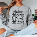 Raising Chickens Feral - Adult & Kids T-Shirts, Sweatshirts & Hoodies apparel design preview 1