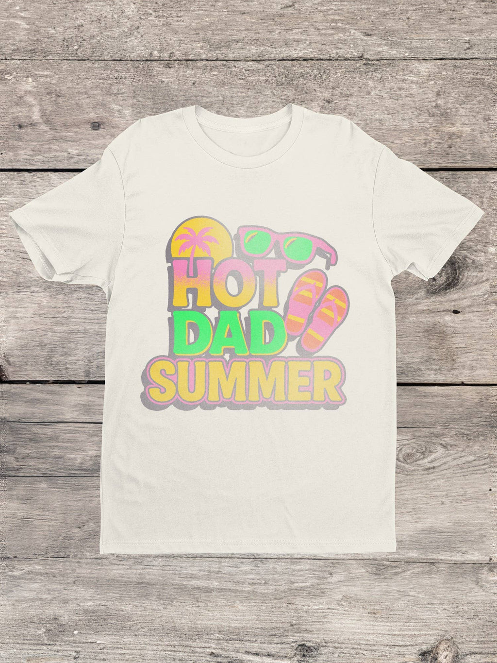 Vintage Hot Dad Summer Men's - Adult & Kids T-Shirts, Sweatshirts & Hoodies apparel design preview 1