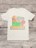 Vintage Hot Dad Summer Men's - Adult & Kids T-Shirts, Sweatshirts & Hoodies apparel design preview 1
