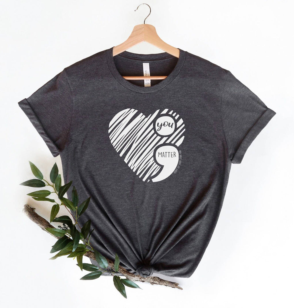 Semicolon - Adult & Kids T-Shirts, Sweatshirts & Hoodies apparel design preview 1