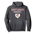 Scott County Middle School Baseball Hoodie - Novelty Apparel Unisex - T-Shirt, Sweatshirt, Hoodie