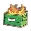 Dumpster Fire Die-Cut Sticker - Adult & Kids T-Shirts, Sweatshirts & Hoodies apparel design preview 1