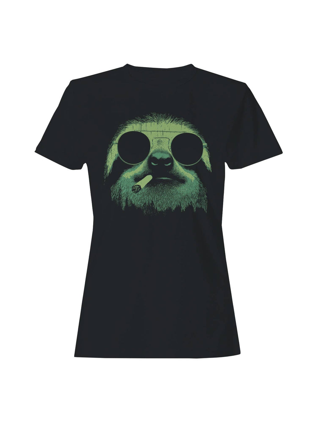 Cool Sloth in Shades Design Women's - Adult & Kids T-Shirts, Sweatshirts & Hoodies apparel design preview 1