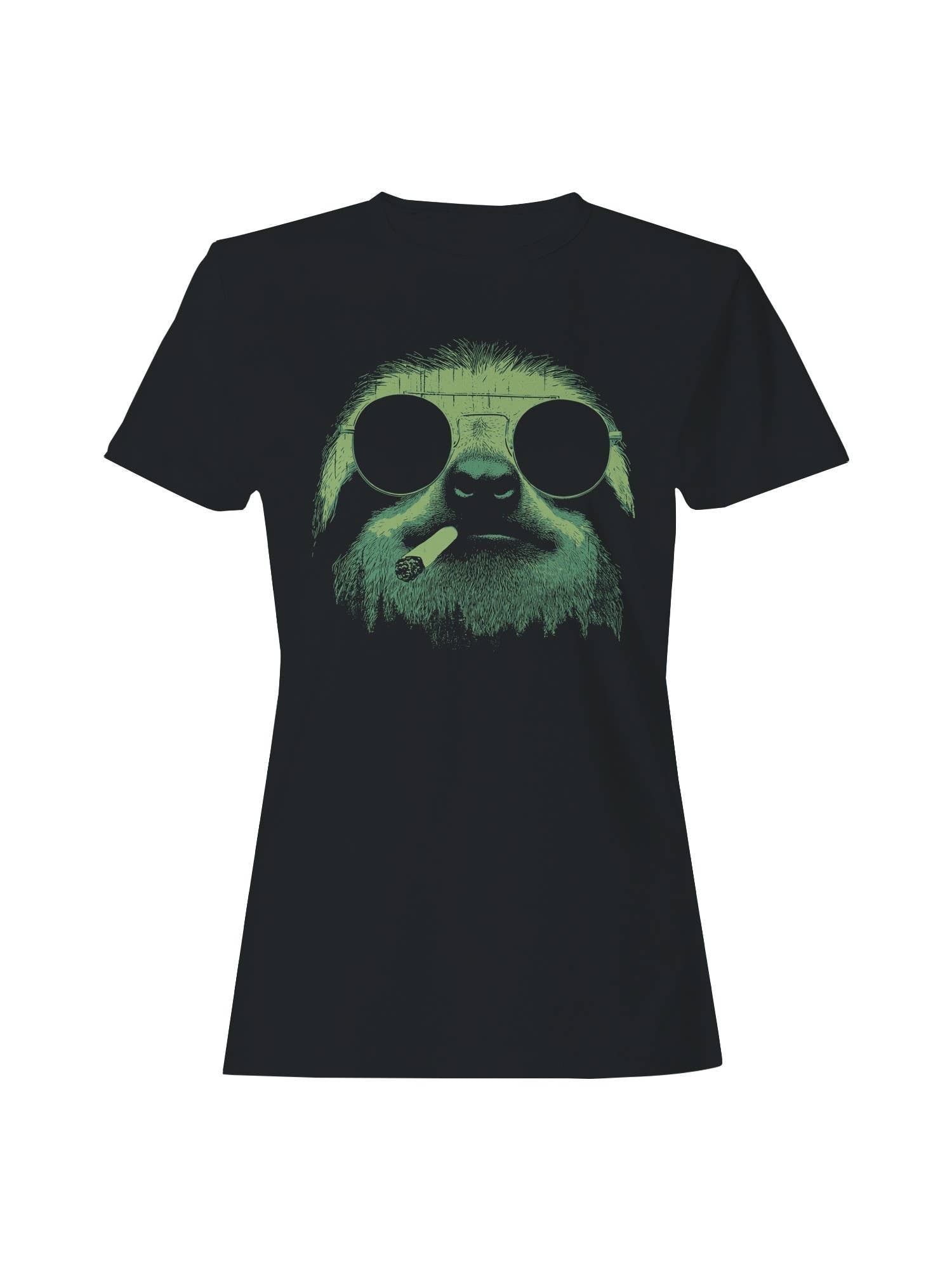Cool Sloth in Shades Design Women's - Adult & Kids T-Shirts, Sweatshirts & Hoodies apparel design preview 1