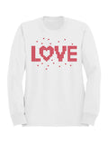 Heart Pattern "Love" Design Men's - Adult & Kids T-Shirts, Sweatshirts & Hoodies apparel design preview 1