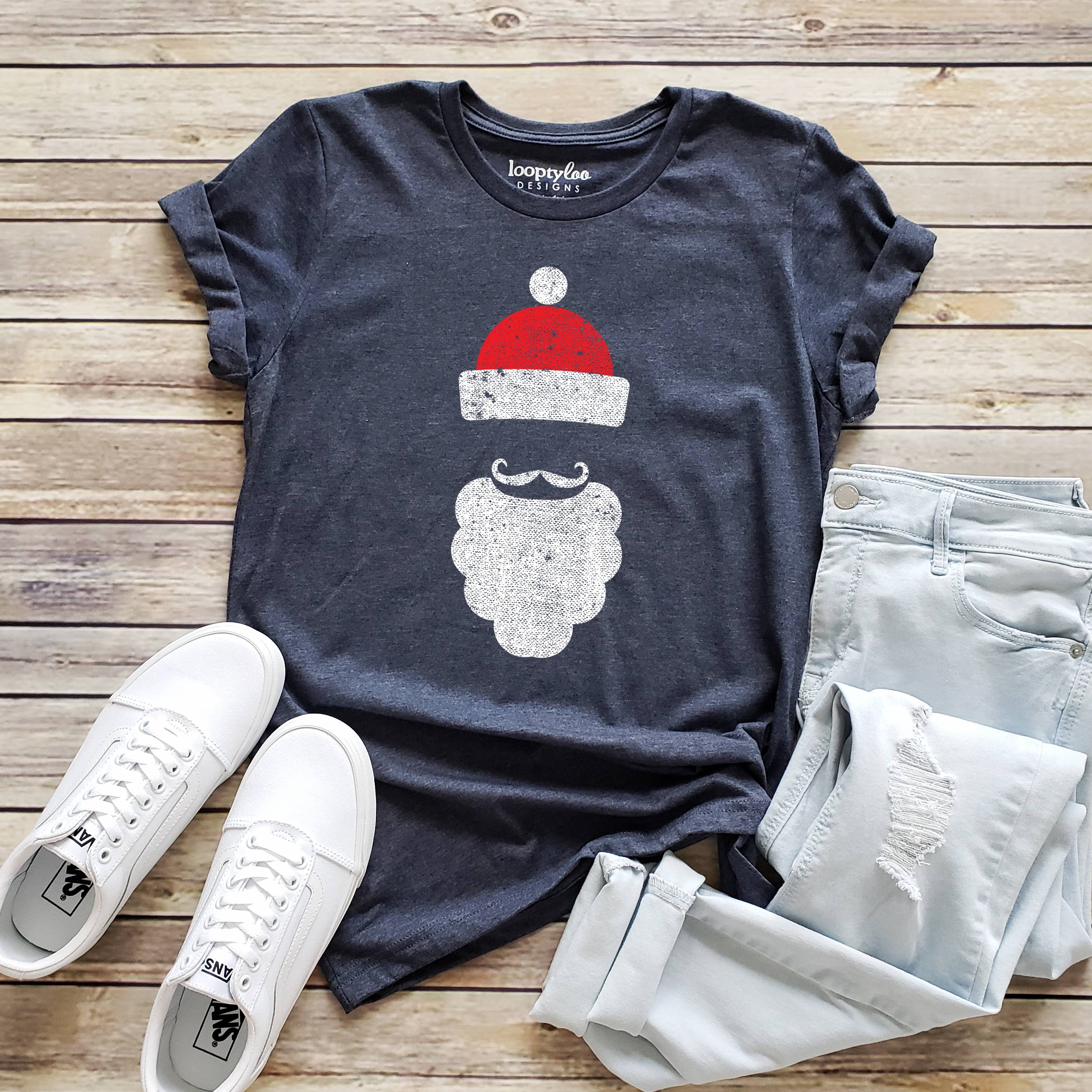Santa Christmas Sizes XS-2XL - Adult & Kids T-Shirts, Sweatshirts & Hoodies apparel design preview 1