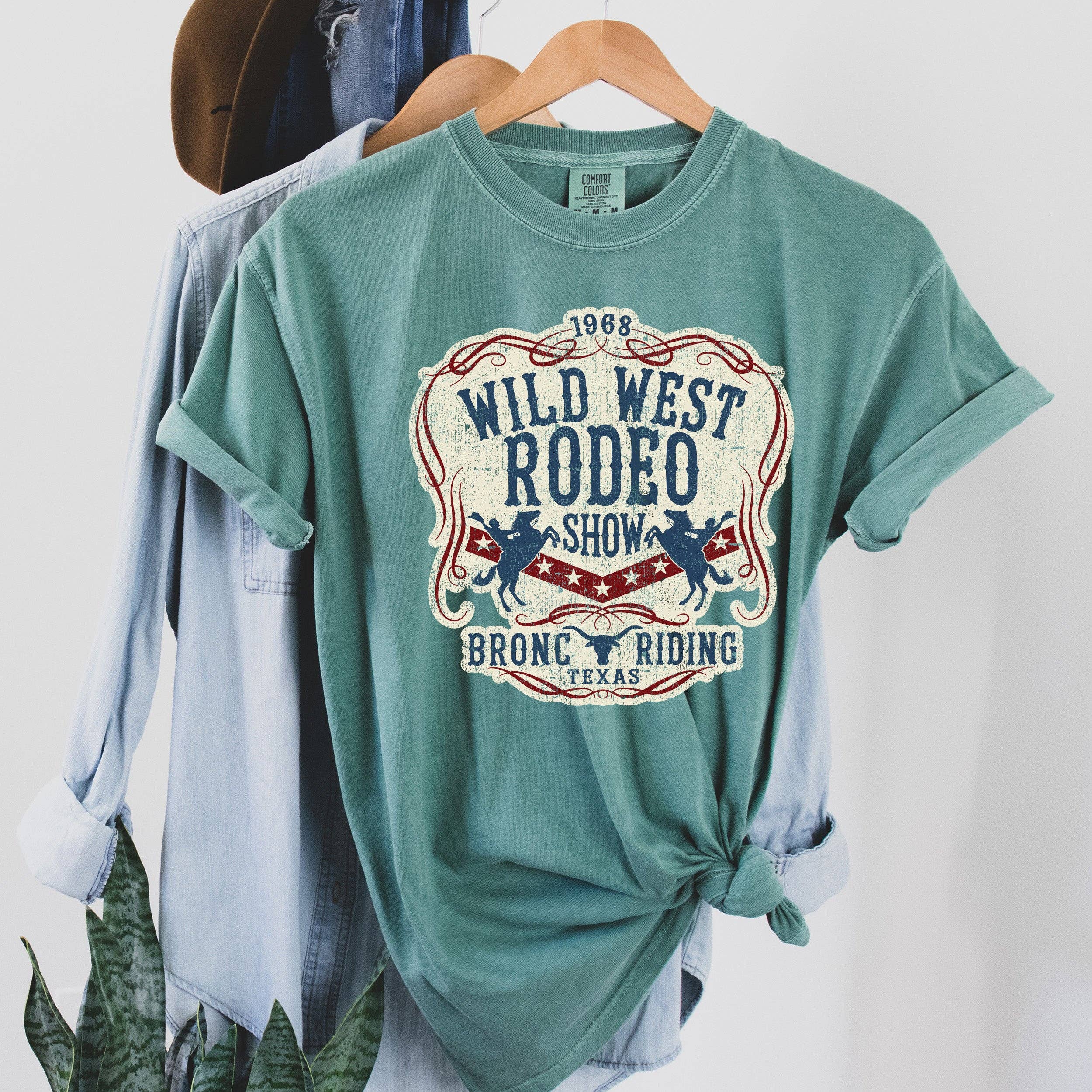 Wild West Rodeo Show Western Vintage - Adult & Kids T-Shirts, Sweatshirts & Hoodies apparel design preview 1