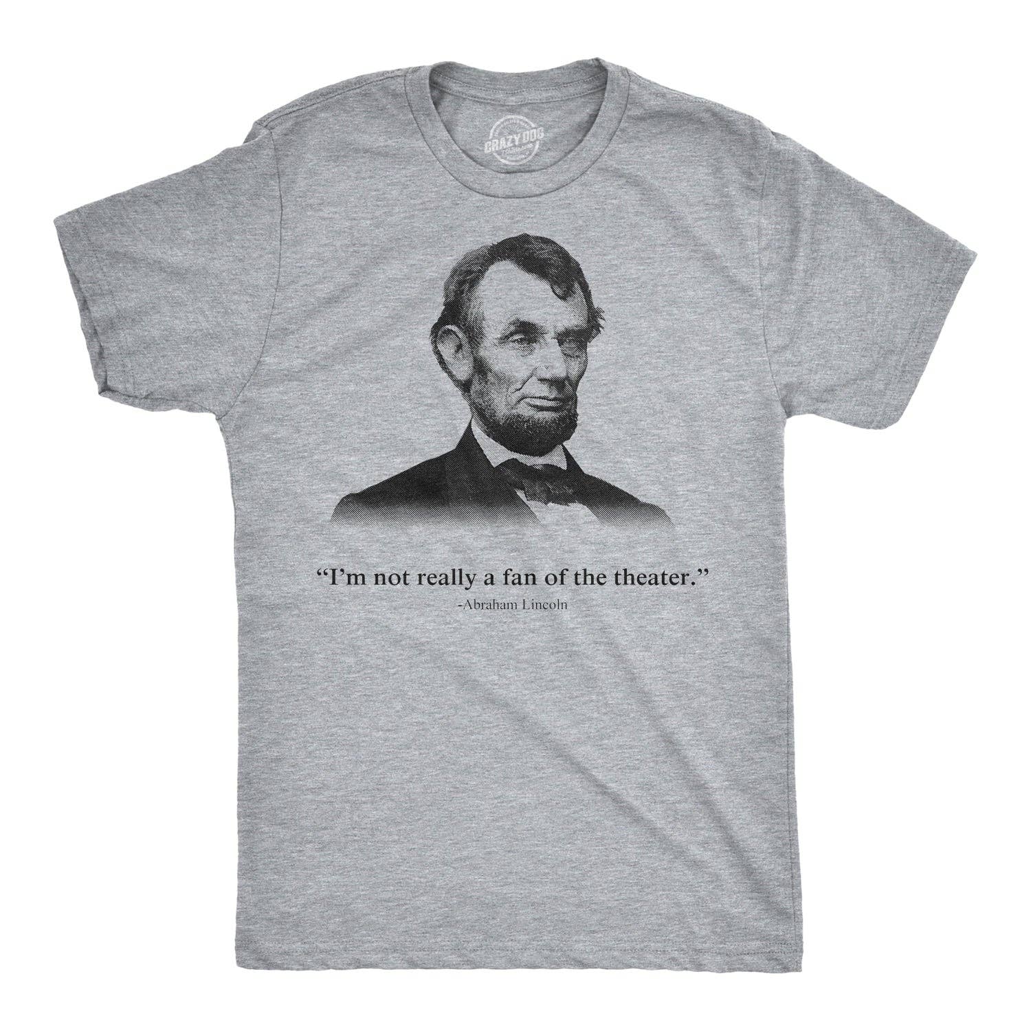 Not A Fan of the Theater Men's - Adult & Kids T-Shirts, Sweatshirts & Hoodies apparel design preview 1