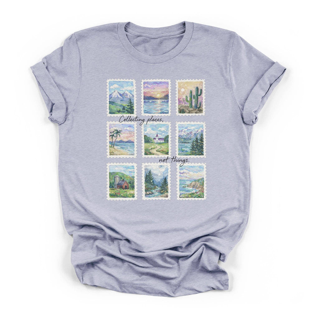 Collect Places Not Things - Adult & Kids T-Shirts, Sweatshirts & Hoodies apparel design preview 1