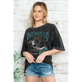 Nashville- Oversize Mineral Wash T - Adult & Kids T-Shirts, Sweatshirts & Hoodies apparel design preview 1