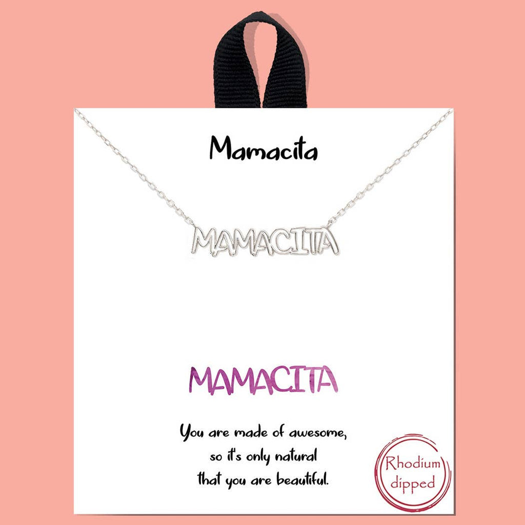 Gold-Dipped Mamacita Pendant Necklace - Adult & Kids T-Shirts, Sweatshirts & Hoodies apparel design preview 1