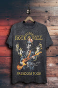 Rock Roll Freedom Tour Graphic Top - Adult & Kids T-Shirts, Sweatshirts & Hoodies apparel design preview 1