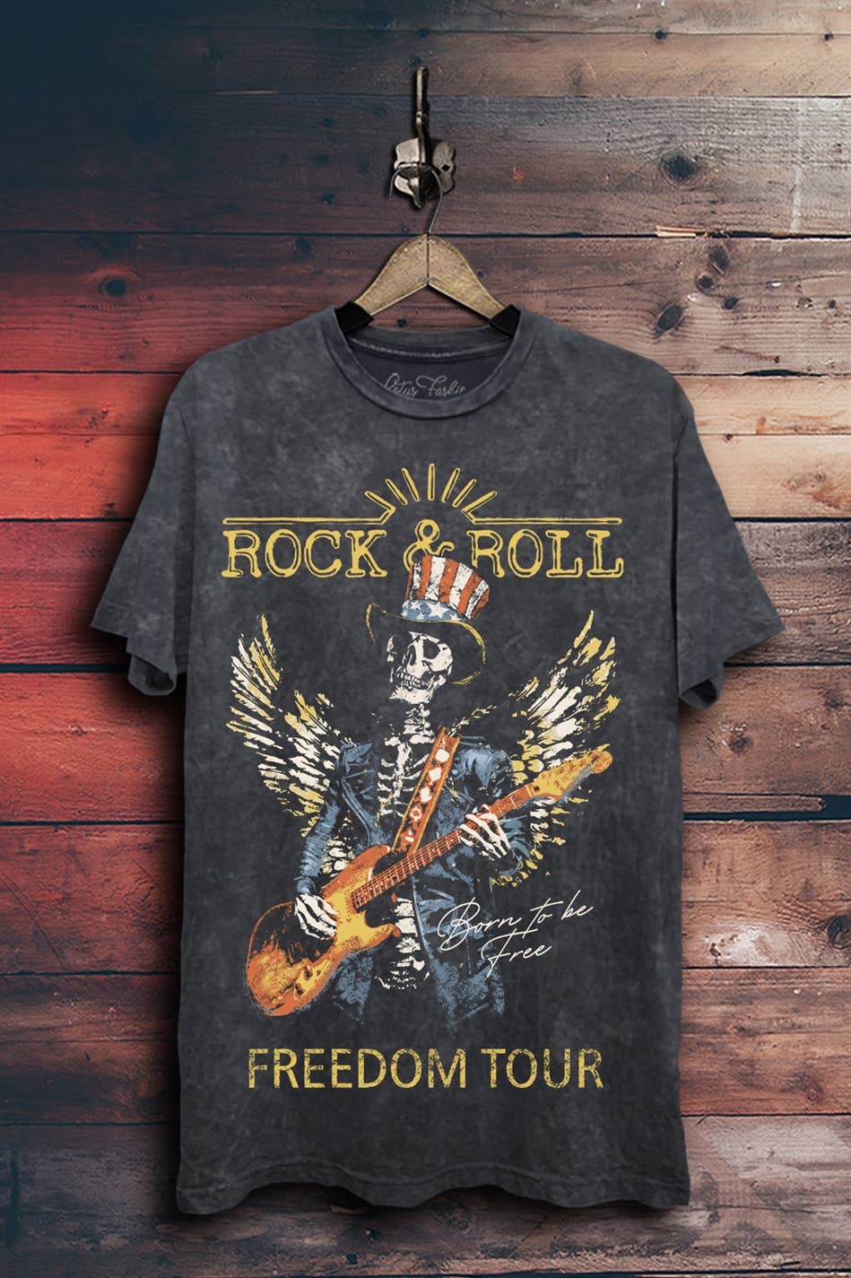 Rock Roll Freedom Tour Graphic Top - Adult & Kids T-Shirts, Sweatshirts & Hoodies apparel design preview 1