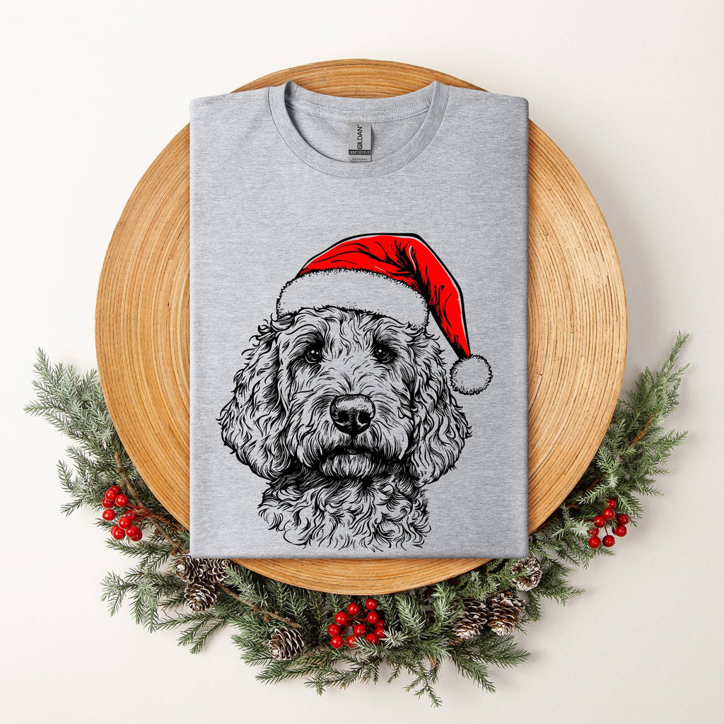 Goldendoodle, Santa, Dog, Christmas, Lover, Pet - Adult & Kids T-Shirts, Sweatshirts & Hoodies apparel design preview 1
