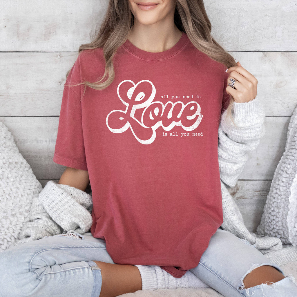 All You Need Is Love, Valentine's Day - Adult & Kids T-Shirts, Sweatshirts & Hoodies apparel design preview 1