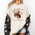 Giddy Up Jingle Horse, Santa Christmas Cowboy Country - Adult & Kids T-Shirts, Sweatshirts & Hoodies apparel design preview 1