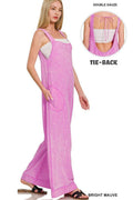 0225 Tie-Back Double Gauze Washed Wide Leg Overalls - Adult & Kids T-Shirts, Sweatshirts & Hoodies apparel design preview 1