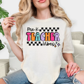Teacher Vibes On Comfort Colors Ivory - Adult & Kids T-Shirts, Sweatshirts & Hoodies apparel design preview 1