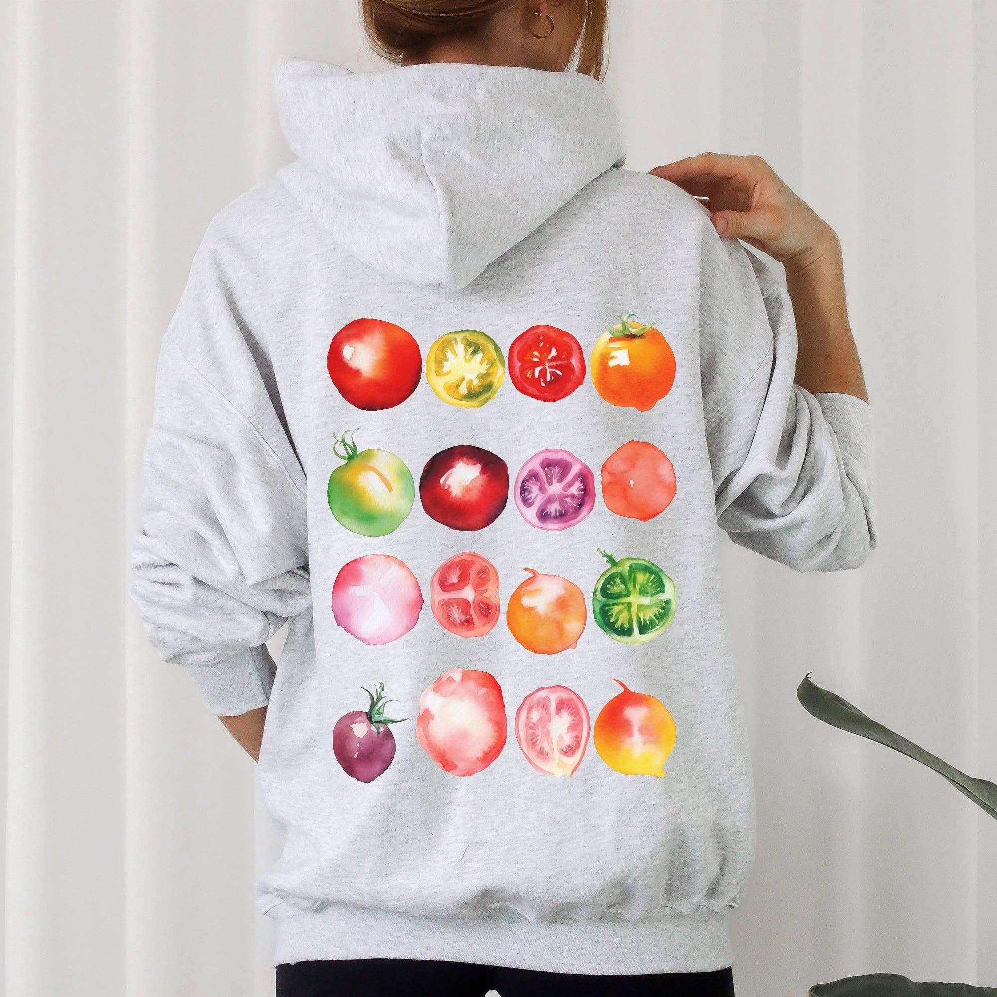 Ripe Tomato Print, Garden Fresh - Adult & Kids T-Shirts, Sweatshirts & Hoodies apparel design preview 1