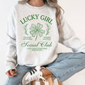 Lucky Girl Social Club, St Patrick's Day, Irish - Adult & Kids T-Shirts, Sweatshirts & Hoodies apparel design preview 1