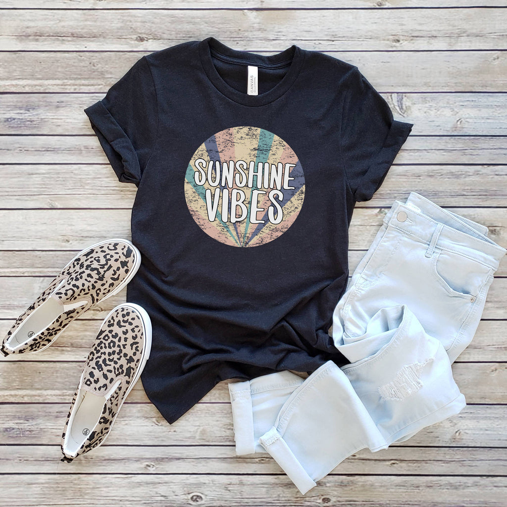 Sunshine Vibes Summer Sizes XS-2XL - Adult & Kids T-Shirts, Sweatshirts & Hoodies apparel design preview 1