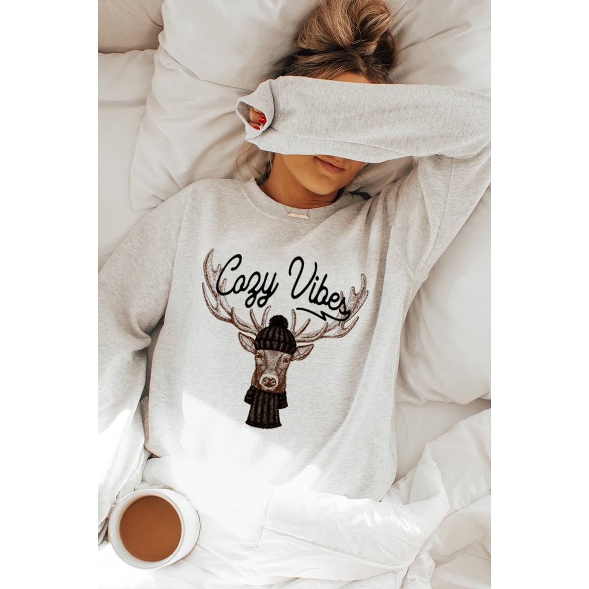 Cozy Vibes Graphic - Adult & Kids T-Shirts, Sweatshirts & Hoodies apparel design preview 1