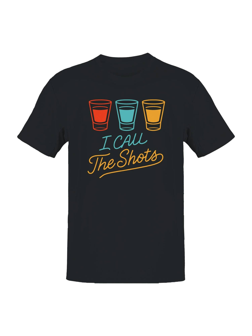 I Call the Shots Colorful Design Men's - Adult & Kids T-Shirts, Sweatshirts & Hoodies apparel design preview 1