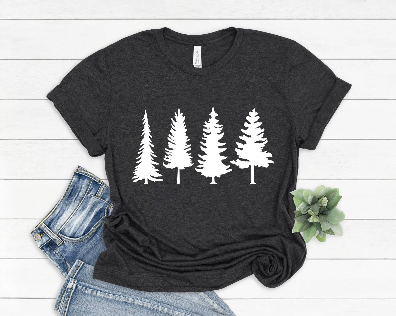 Pine Trees - Adult & Kids T-Shirts, Sweatshirts & Hoodies apparel design preview 1