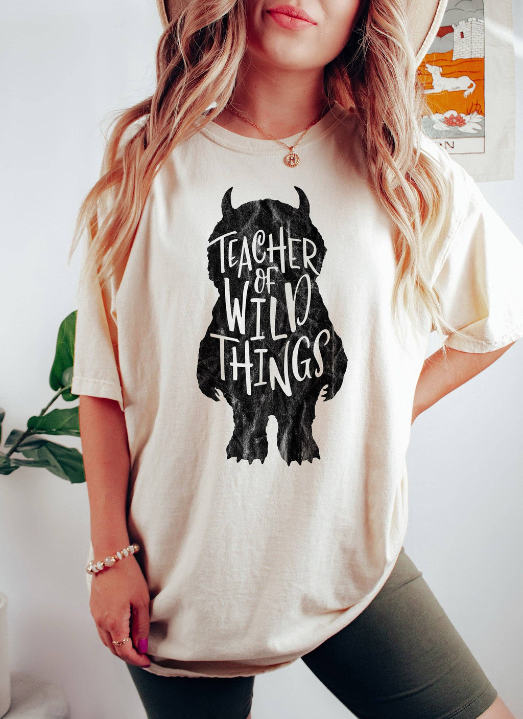 Teacher of Wild Things Funny Bk - Adult & Kids T-Shirts, Sweatshirts & Hoodies apparel design preview 1