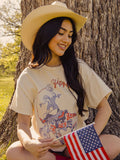 Yippee Off White Thrifted Graphic - Adult & Kids T-Shirts, Sweatshirts & Hoodies apparel design preview 1
