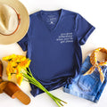 You Glow Differently Christian Faith-Based V-Neck - Adult & Kids T-Shirts, Sweatshirts & Hoodies apparel design preview 1