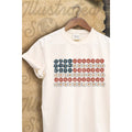 Flower American Flag Vintage Graphic - Adult & Kids T-Shirts, Sweatshirts & Hoodies apparel design preview 1