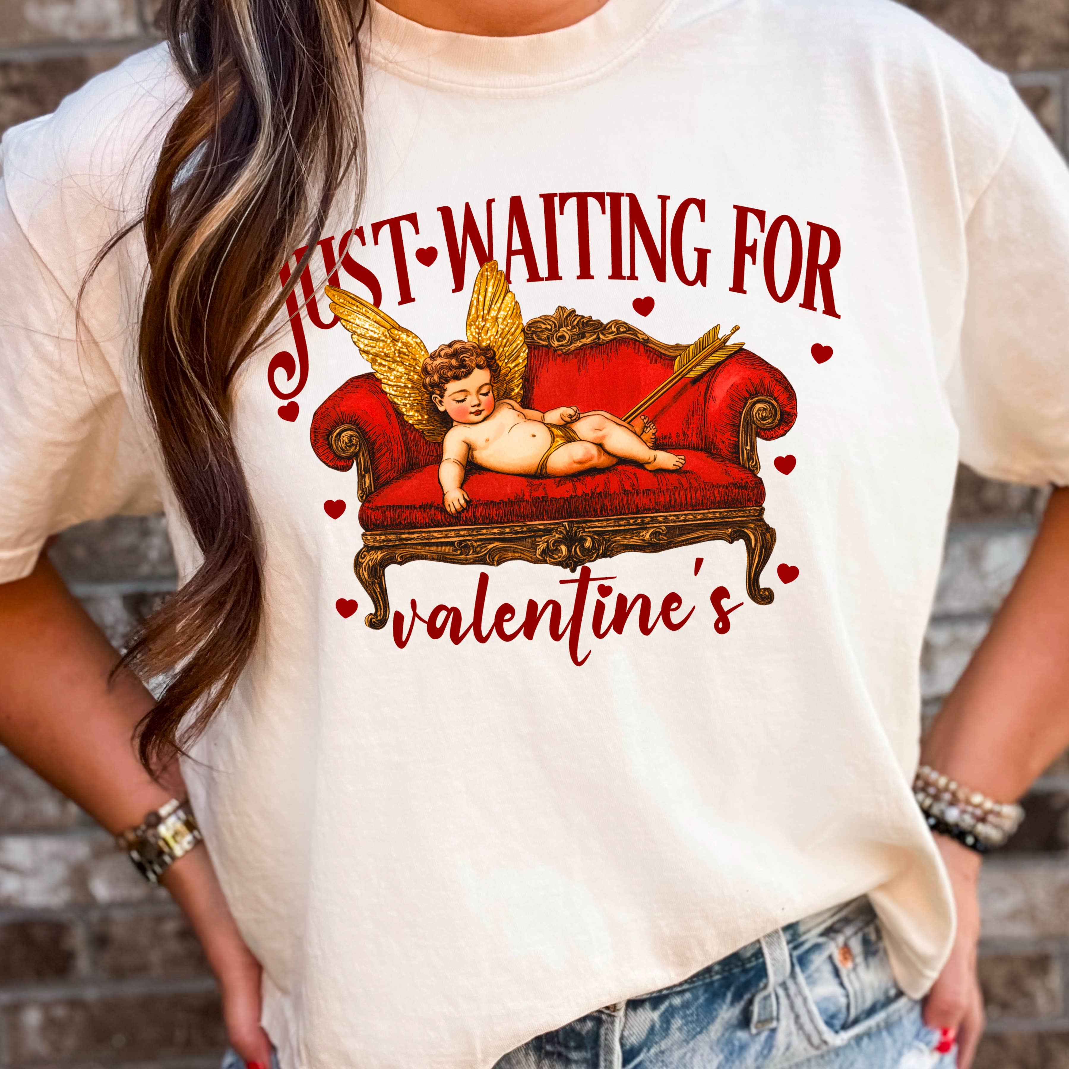Valentine's Day Women's Trendy Comfort Color - Adult & Kids T-Shirts, Sweatshirts & Hoodies apparel design preview 1