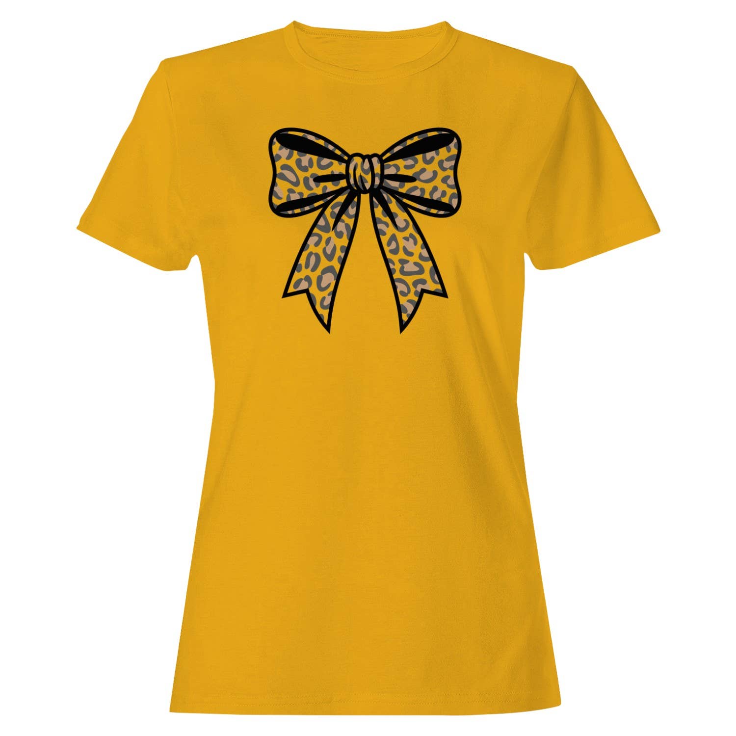 Leopard Print Bow Women's - Adult & Kids T-Shirts, Sweatshirts & Hoodies apparel design preview 1