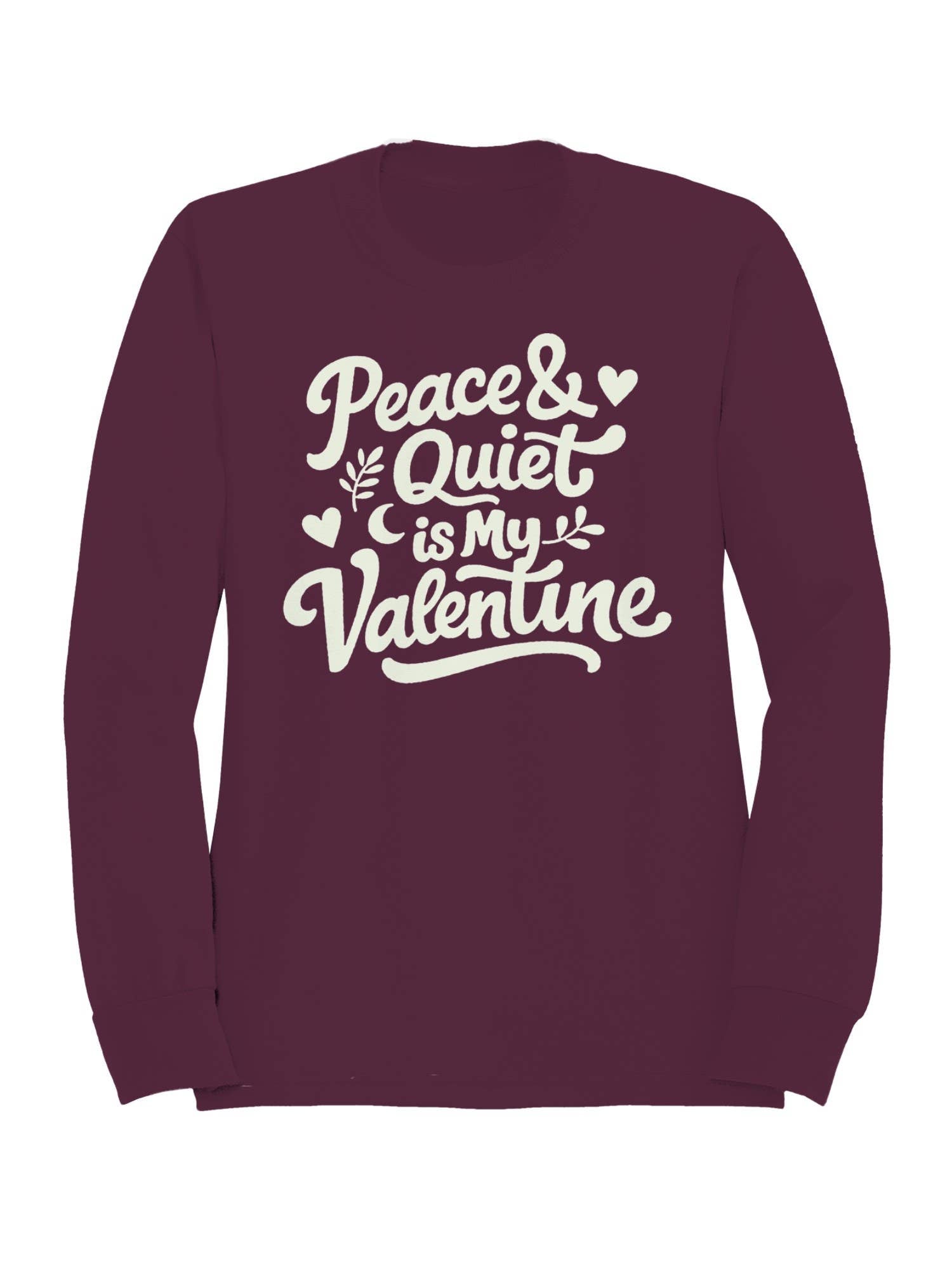 Peace Quiet Valentine Art Men's - Adult & Kids T-Shirts, Sweatshirts & Hoodies apparel design preview 1