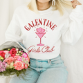Galentine Girls Club Valentines Graphic Crewneck - Adult & Kids T-Shirts, Sweatshirts & Hoodies apparel design preview 1