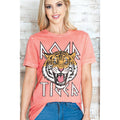 Roar Tiger- Vintage Mineral Wash - Adult & Kids T-Shirts, Sweatshirts & Hoodies apparel design preview 1