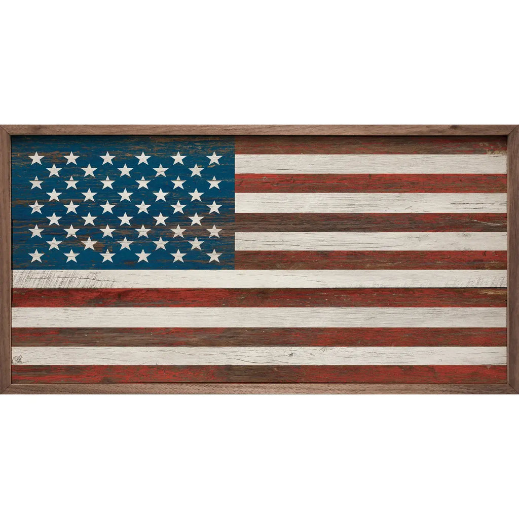 American Flag Whitewash - Adult & Kids T-Shirts, Sweatshirts & Hoodies apparel design preview 1