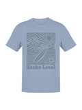 Surf Stoke Level Beach Vibes Men's - Adult & Kids T-Shirts, Sweatshirts & Hoodies apparel design preview 1