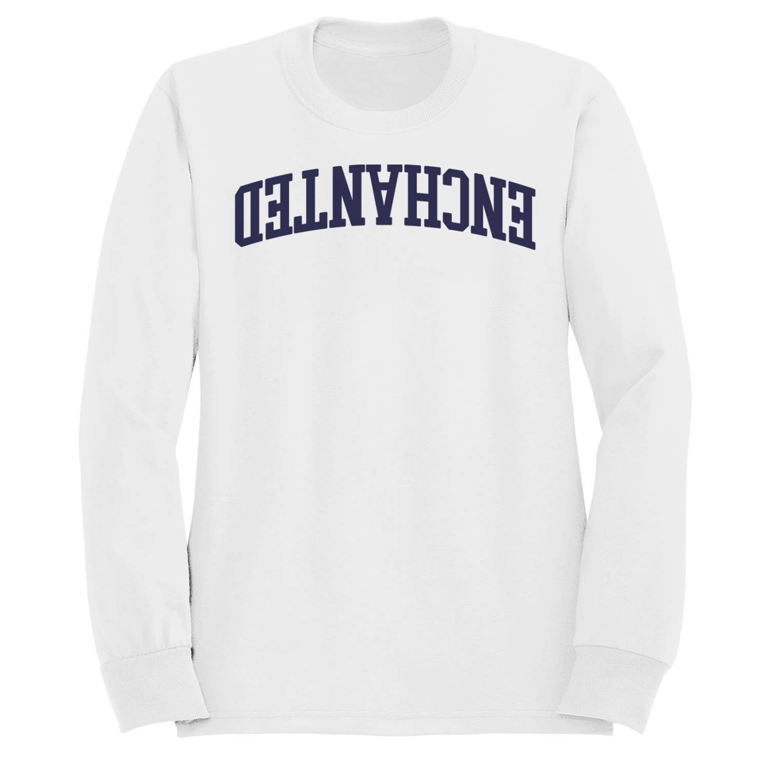 Enchanted Retro Curved Text Women's - Adult & Kids T-Shirts, Sweatshirts & Hoodies apparel design preview 1