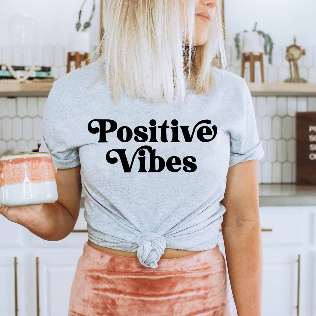 Positive Vibes - Adult & Kids T-Shirts, Sweatshirts & Hoodies apparel design preview 1