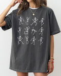 Mini Dancing Skeletons, Ghost, Western, Halloween - Adult & Kids T-Shirts, Sweatshirts & Hoodies apparel design preview 1