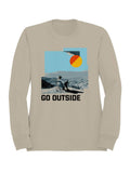 Retro Adventure: Go Outside Men's - Adult & Kids T-Shirts, Sweatshirts & Hoodies apparel design preview 1