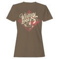Western Retro Cowgirl Women's Brown Savana - Adult & Kids T-Shirts, Sweatshirts & Hoodies apparel design preview 1