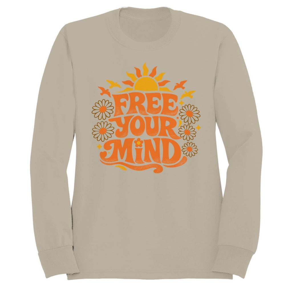 Free Your Mind Retro Art Women's - Adult & Kids T-Shirts, Sweatshirts & Hoodies apparel design preview 1